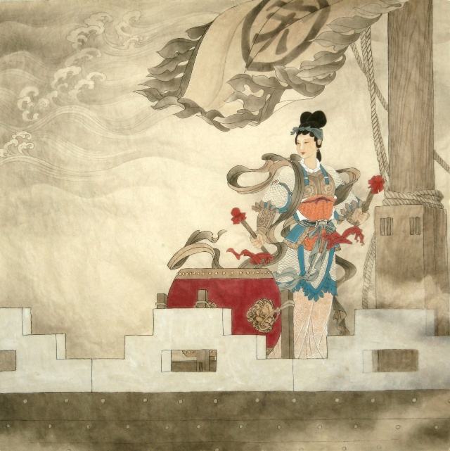 梁红玉擂鼓战金山