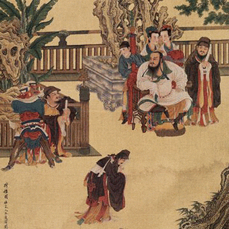 朱云折槛图