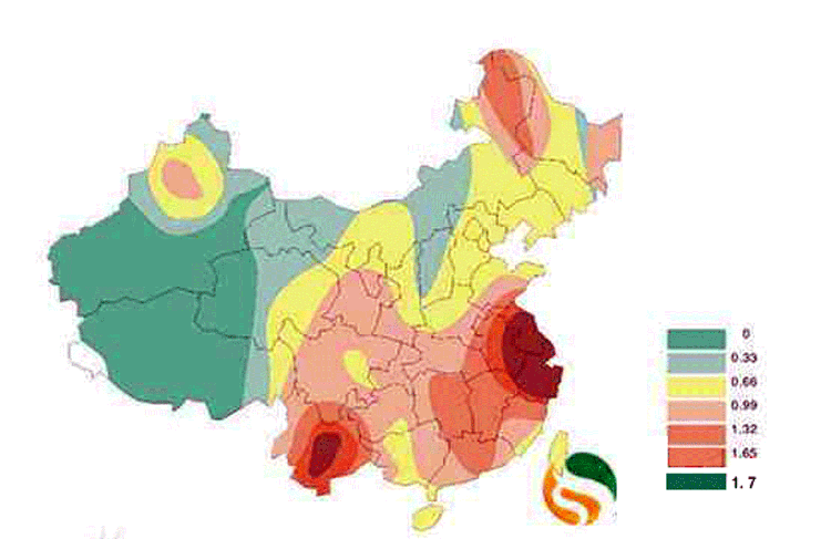 江苏省朱姓人口分布