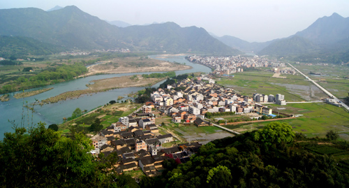 霍童古镇全景