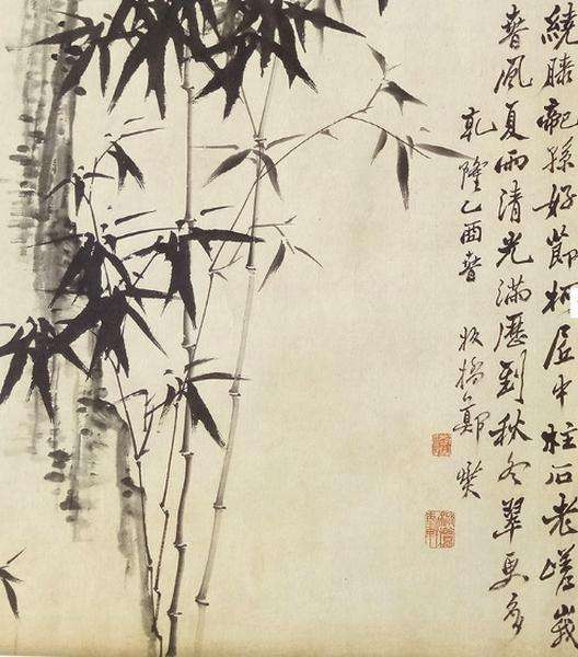 著名的板桥竹