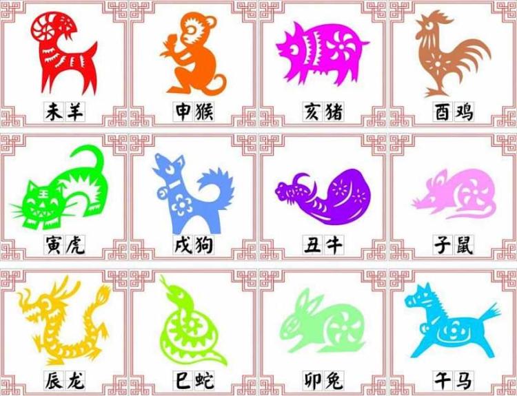 十二生肖——中国与十二地支相配以人出生年份的十二种动物