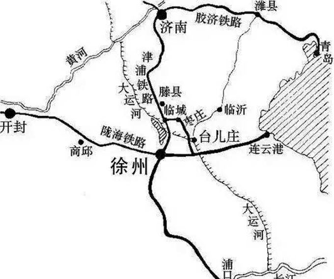 陇海铁路示意图