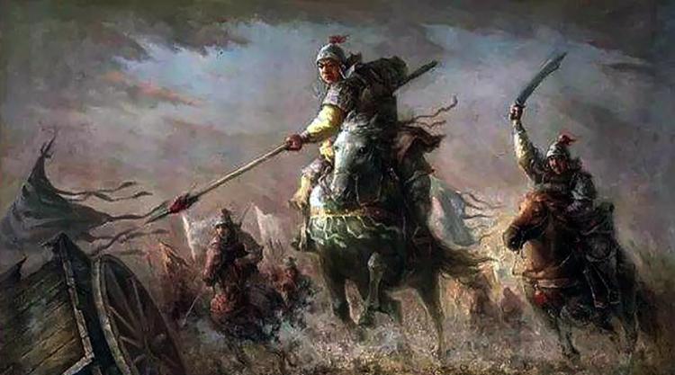 北魏士兵从黑暗中一跃而起