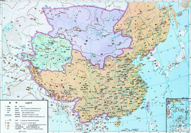 明朝国土面积:1000万平方公里 明代疆域囊括汉地,东北抵日本海,外
