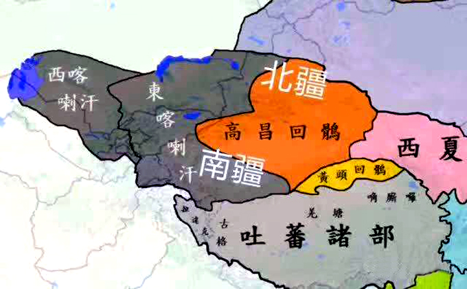 庞特勤也成为附近回鹘部落共同的可汗,并得到了唐朝的承认和册封.
