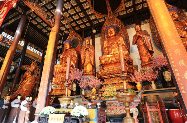 苏州市这座寺院,大殿内的佛像是最大看点