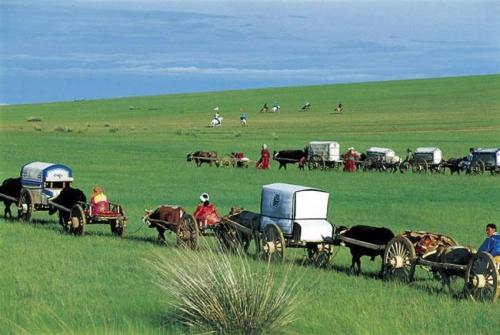 蒙古族交通工具图片