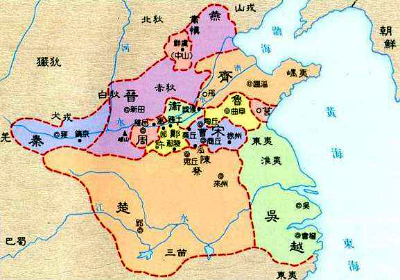 吴国越国楚国地图图片
