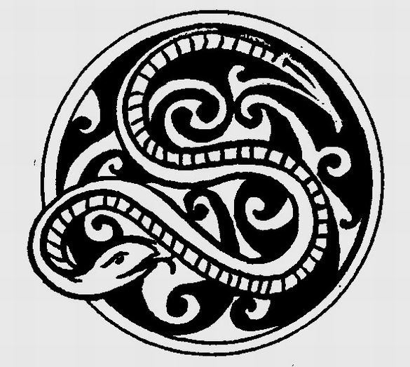 古代蛇纹图案图片