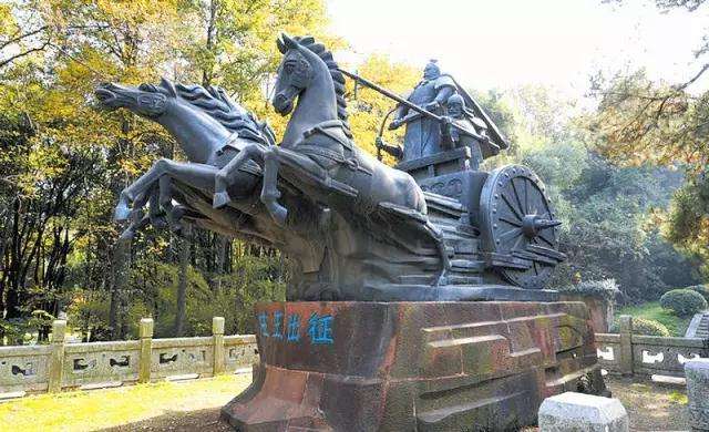 垓下之战雕塑图片