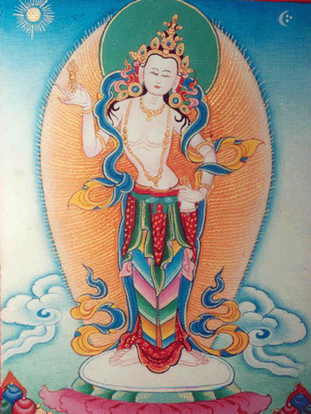 金刚手菩萨菩萨不仅降服诸魔外道,对不如法的修行者也予以呵责警策.