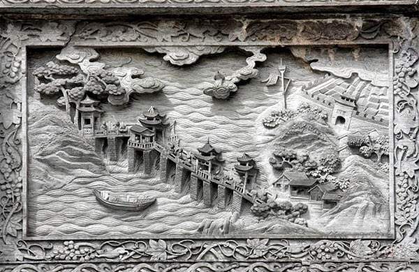 中国代表性建筑浮雕图片