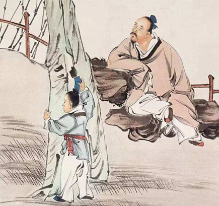 陈亢问于伯鱼曰"子亦有异闻乎"对曰"未也.尝独立,鲤趋而过庭.