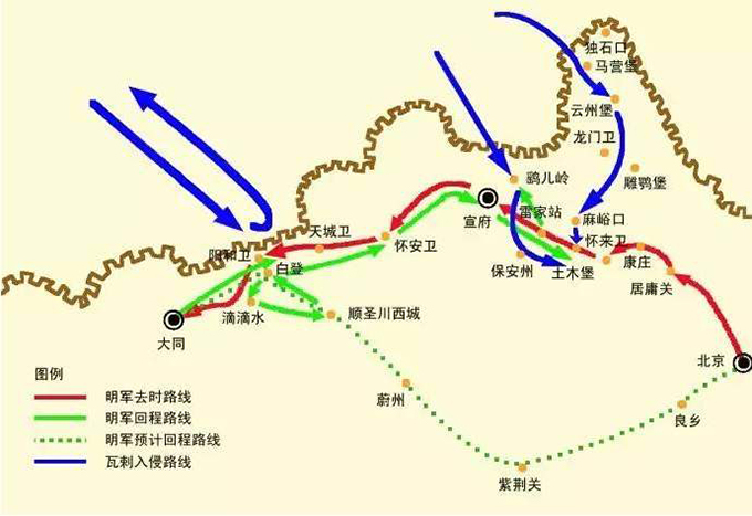 蔚州正是由紫荆关入京的最近路径