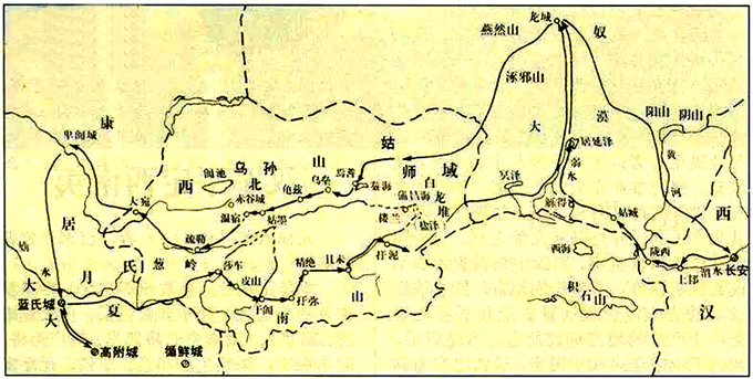 大月氏進一步西遷大夏